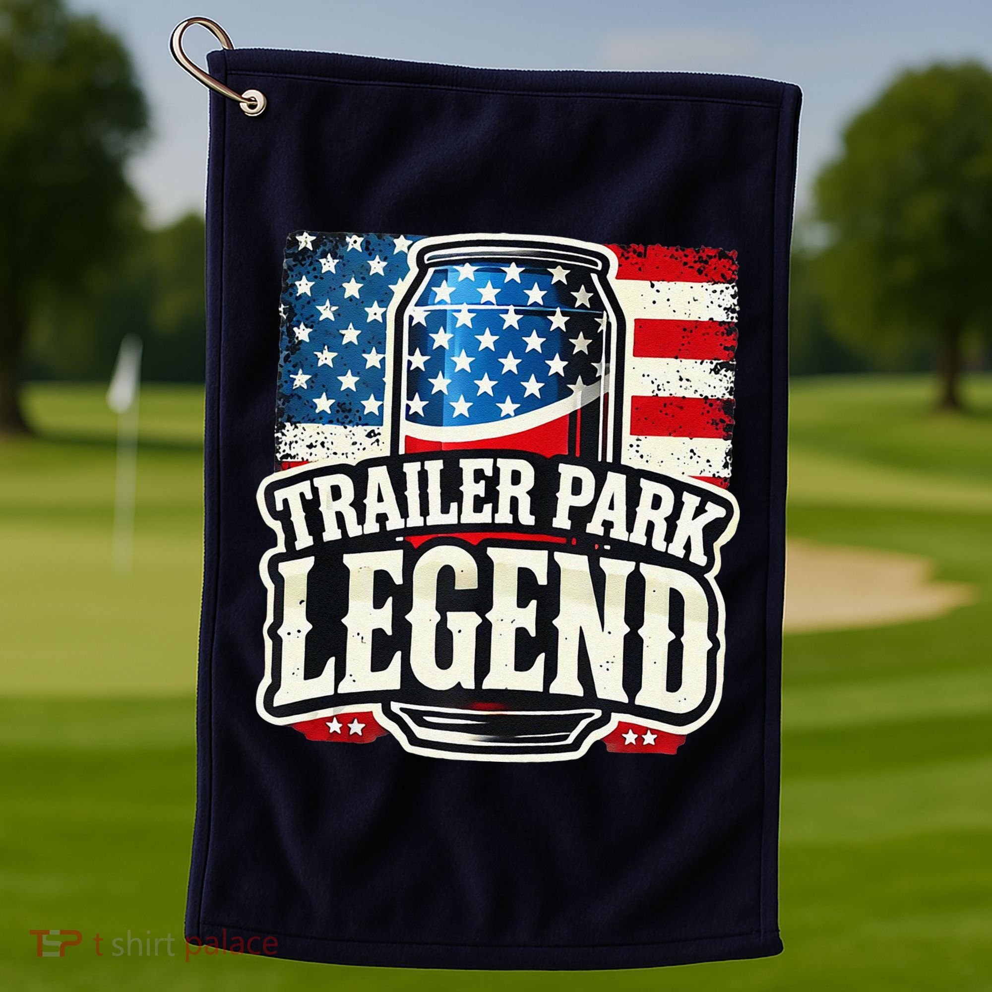 Trailer Park Legend Golf Towel