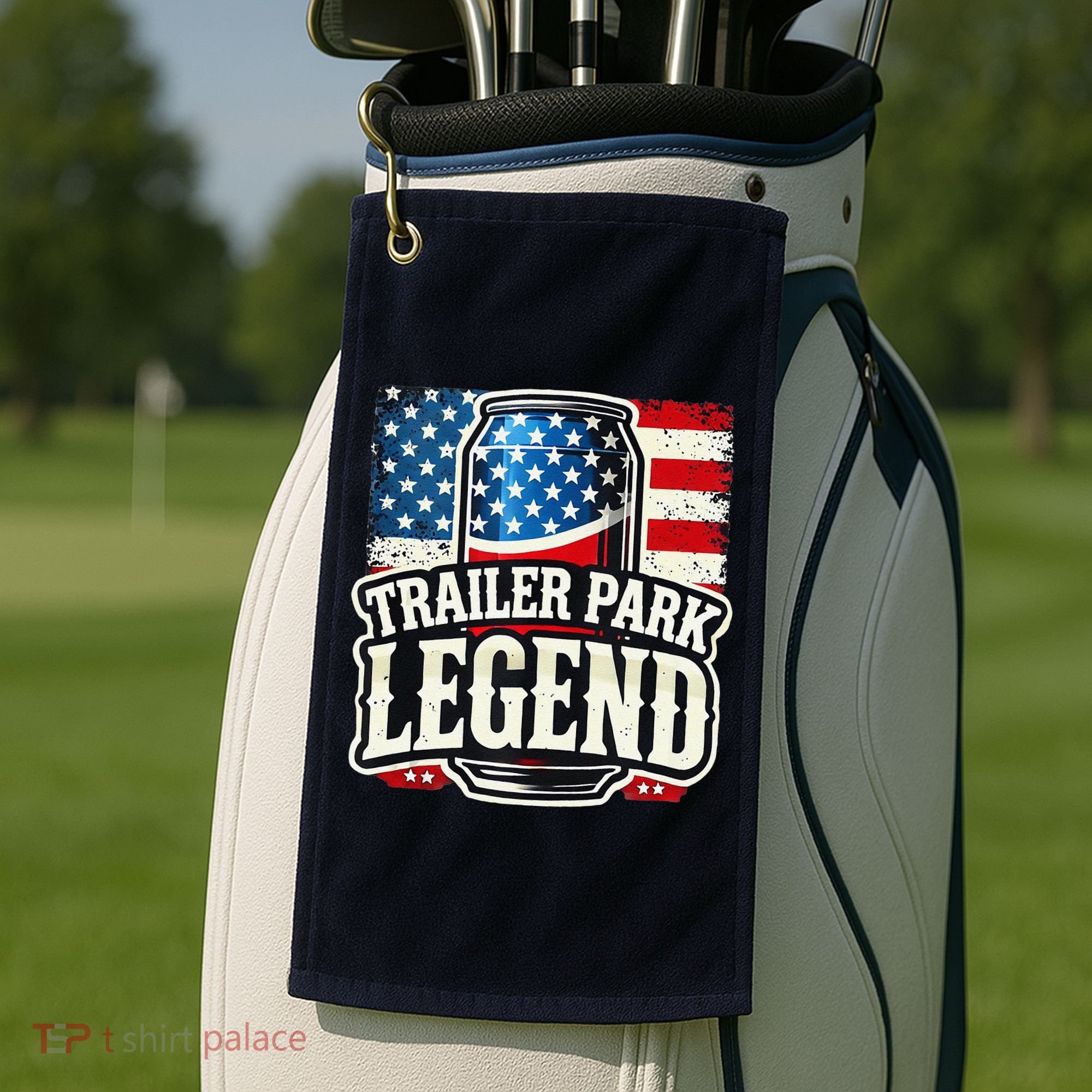 Trailer Park Legend Golf Towel