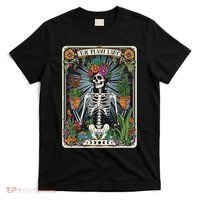 The Plant Lady Funny Mystic Skeleton Tarot Cards Plant Lover T-Shirt thumb 0