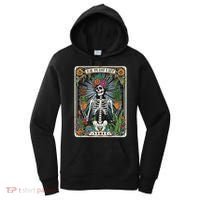 The Plant Lady Funny Mystic Skeleton Tarot Cards Plant Lover Women's Hoodie thumb 0