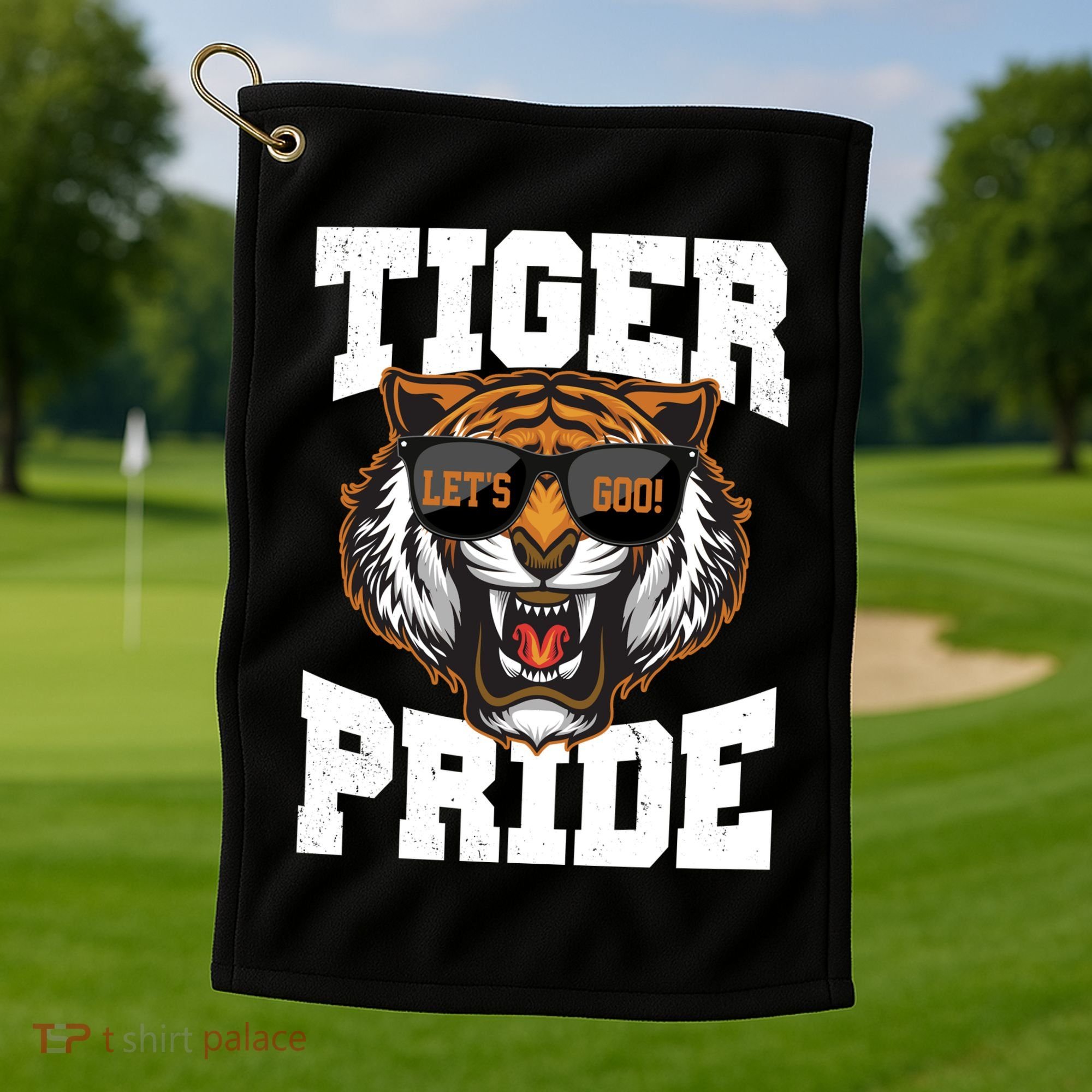Tiger Pride Lets Goo! Golf Towel
