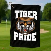 Tiger Pride Lets Goo! Golf Towel thumb 1