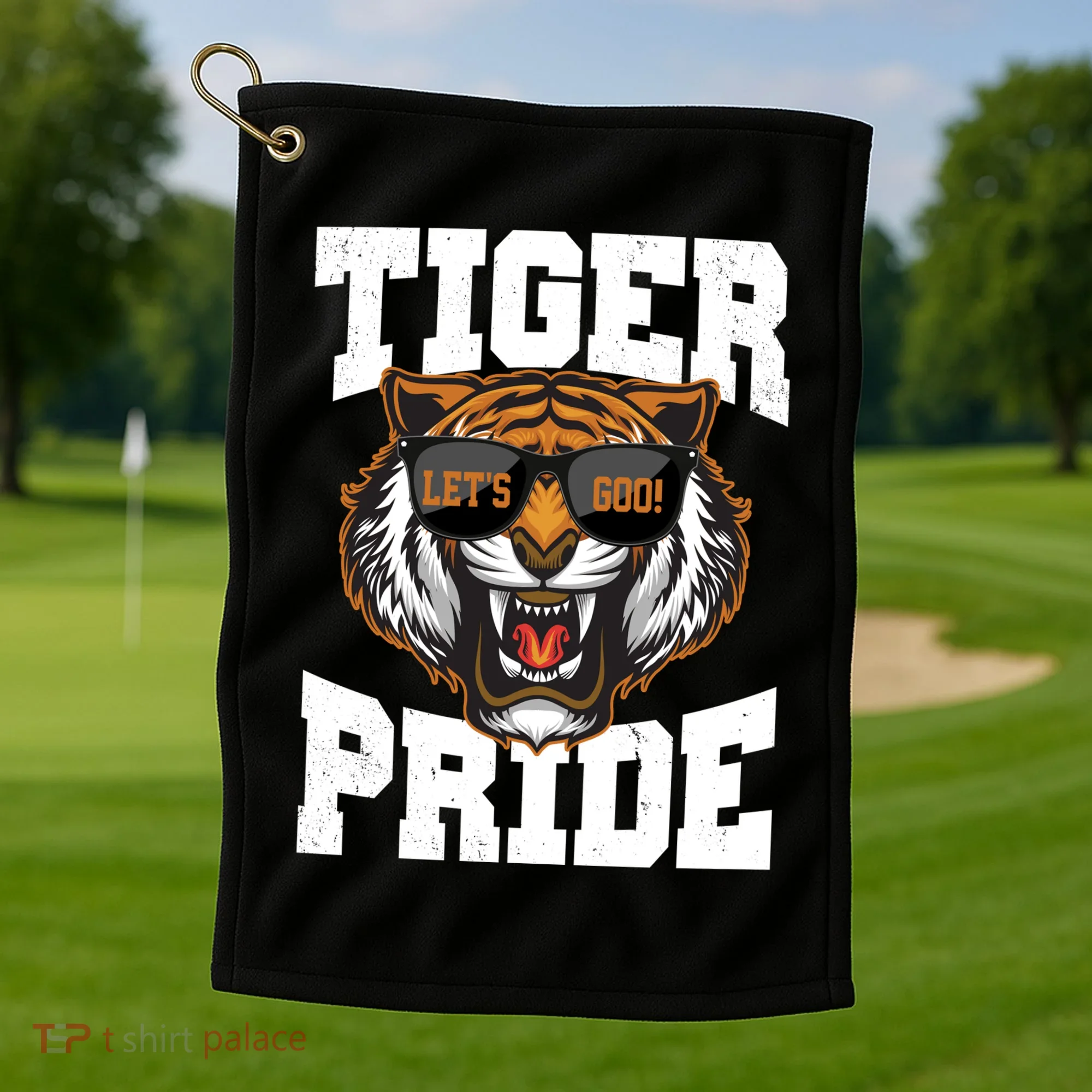 Tiger Pride Lets Goo! Golf Towel