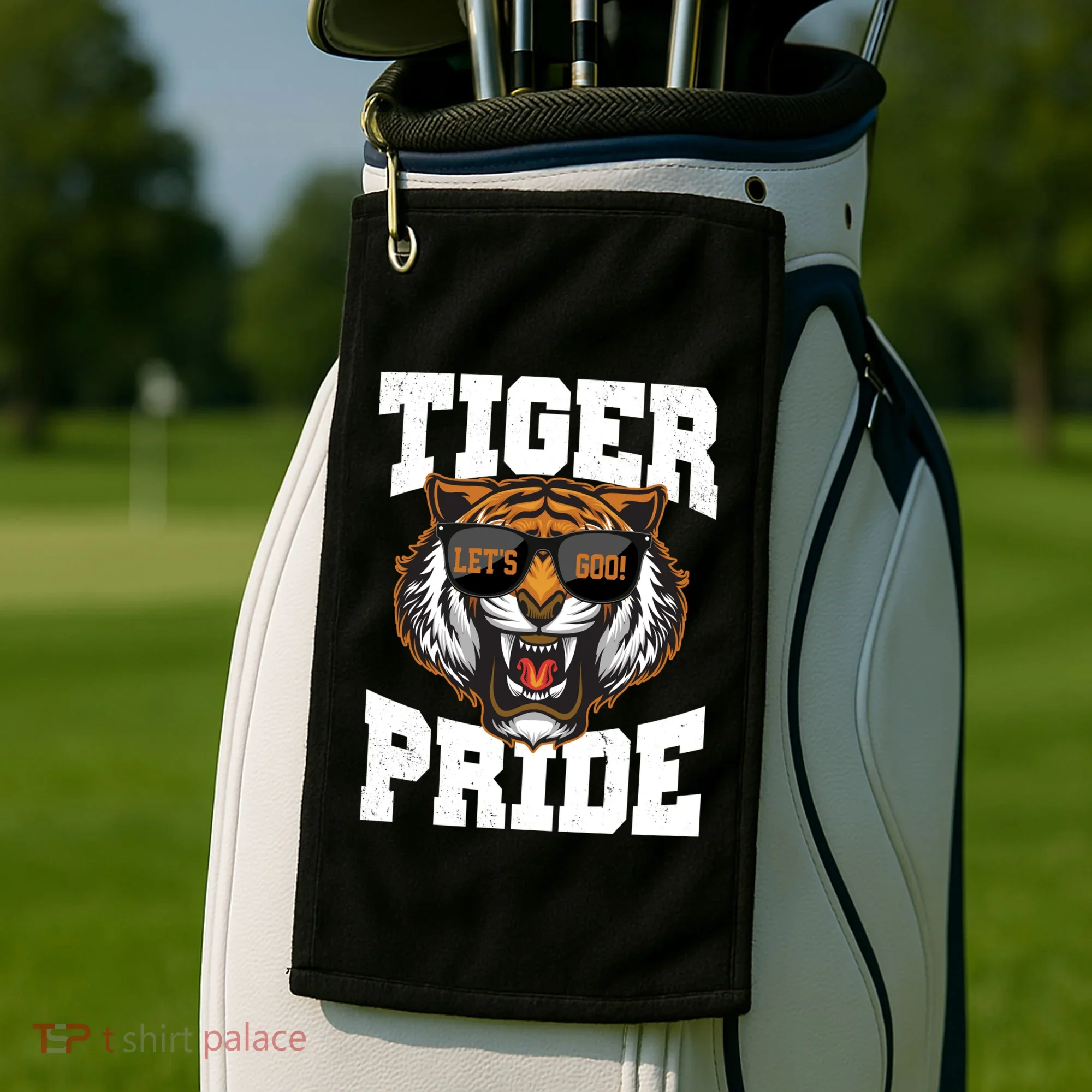 Tiger Pride Lets Goo! Golf Towel