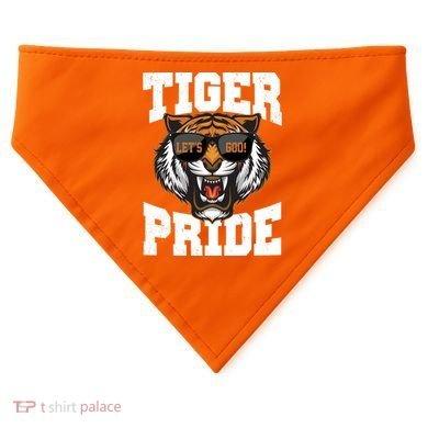 Tiger Pride Lets Goo! USA-Made Doggie Bandana