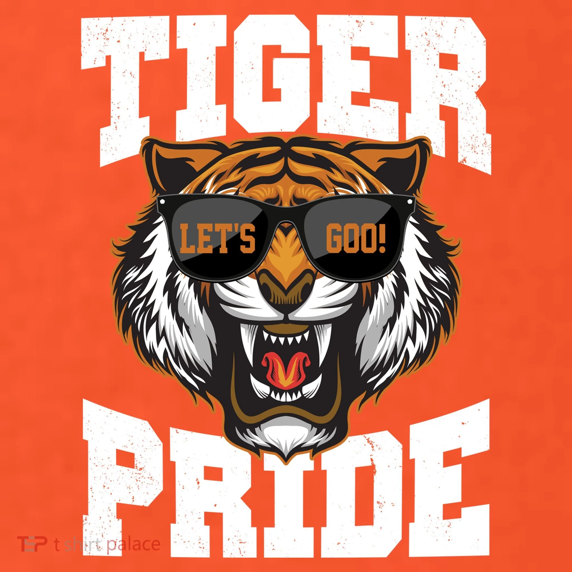 Tiger Pride Lets Goo! Button
