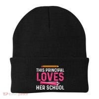 This Principal Loves Her School Best Principal Beanie thumb 0
