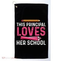 This Principal Loves Her School Best Principal Golf Towel thumb 0