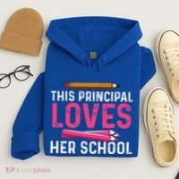 This Principal Loves Her School Best Principal Hoodie thumb 4