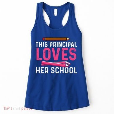 This Principal Loves Her School Best Principal Women's Tank Top