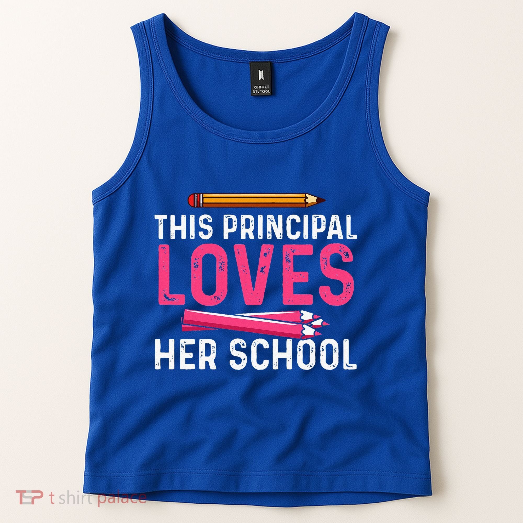 This Principal Loves Her School Best Principal Tank Top