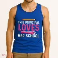 This Principal Loves Her School Best Principal Tank Top thumb 3