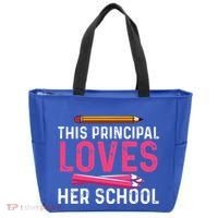 This Principal Loves Her School Best Principal Tote Bag thumb 0