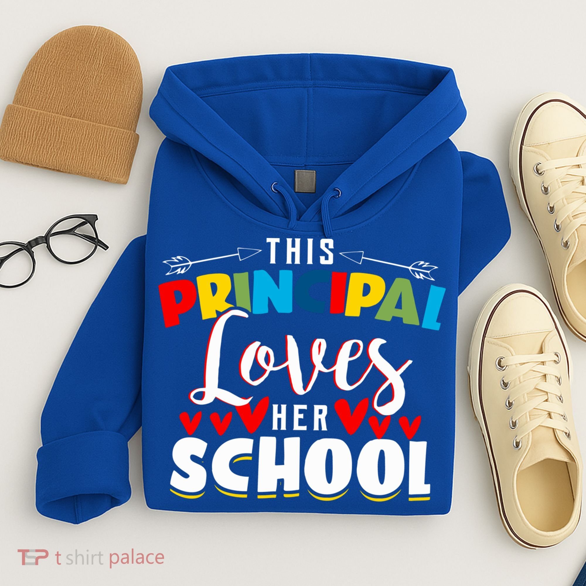 This Principal Loves Her School Principal Day Best Principal Cute Gift Hoodie