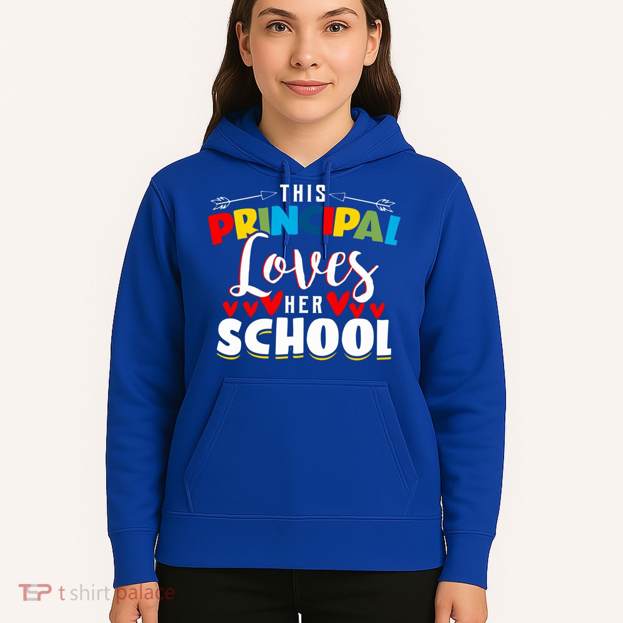 This Principal Loves Her School Principal Day Best Principal Cute Gift Hoodie
