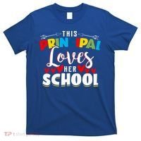 This Principal Loves Her School Principal Day Best Principal Cute Gift T-Shirt thumb 0