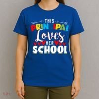 This Principal Loves Her School Principal Day Best Principal Cute Gift T-Shirt thumb 4