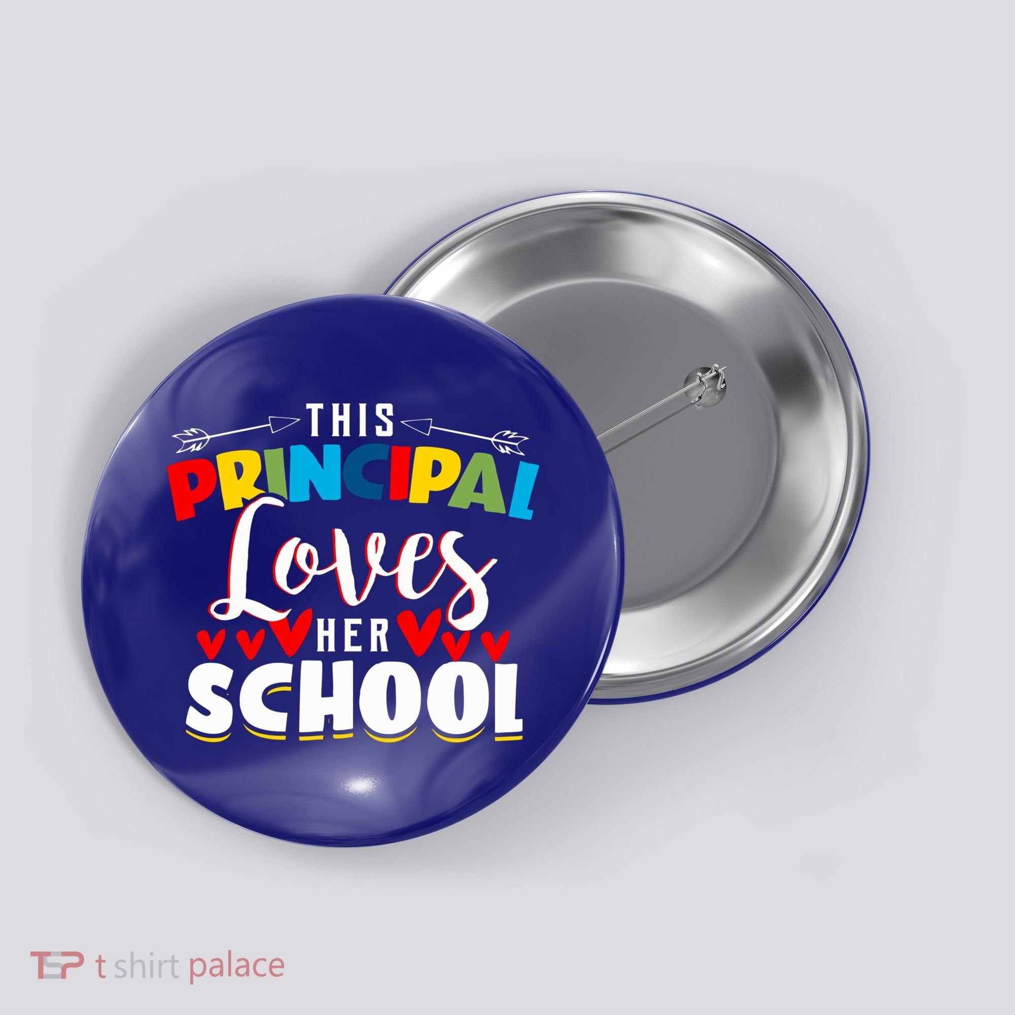 This Principal Loves Her School Principal Day Best Principal Cute Gift Button