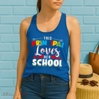 This Principal Loves Her School Principal Day Best Principal Cute Gift Women's Tank Top thumb 2