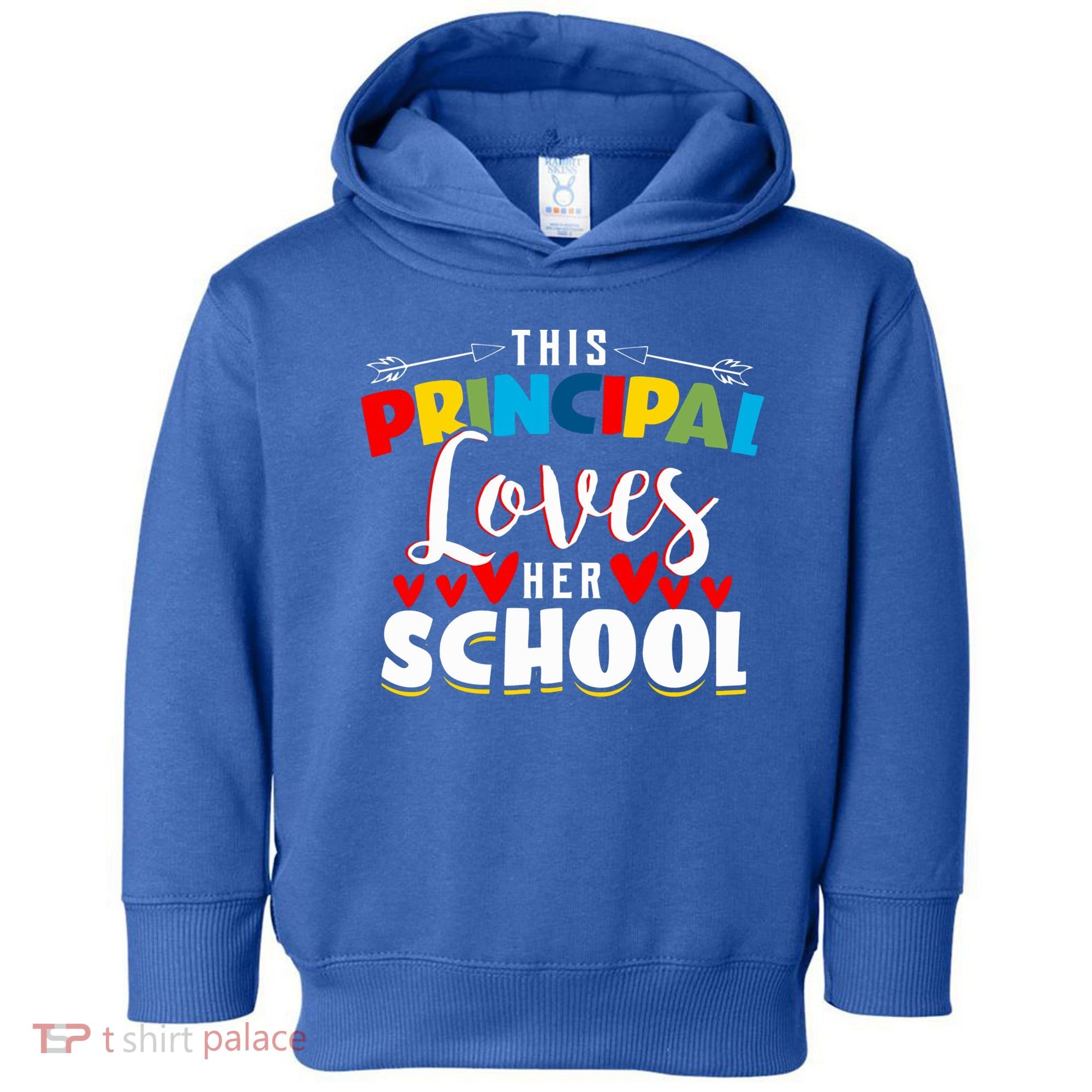 This Principal Loves Her School Principal Day Best Principal Cute Gift Toddler Hoodie