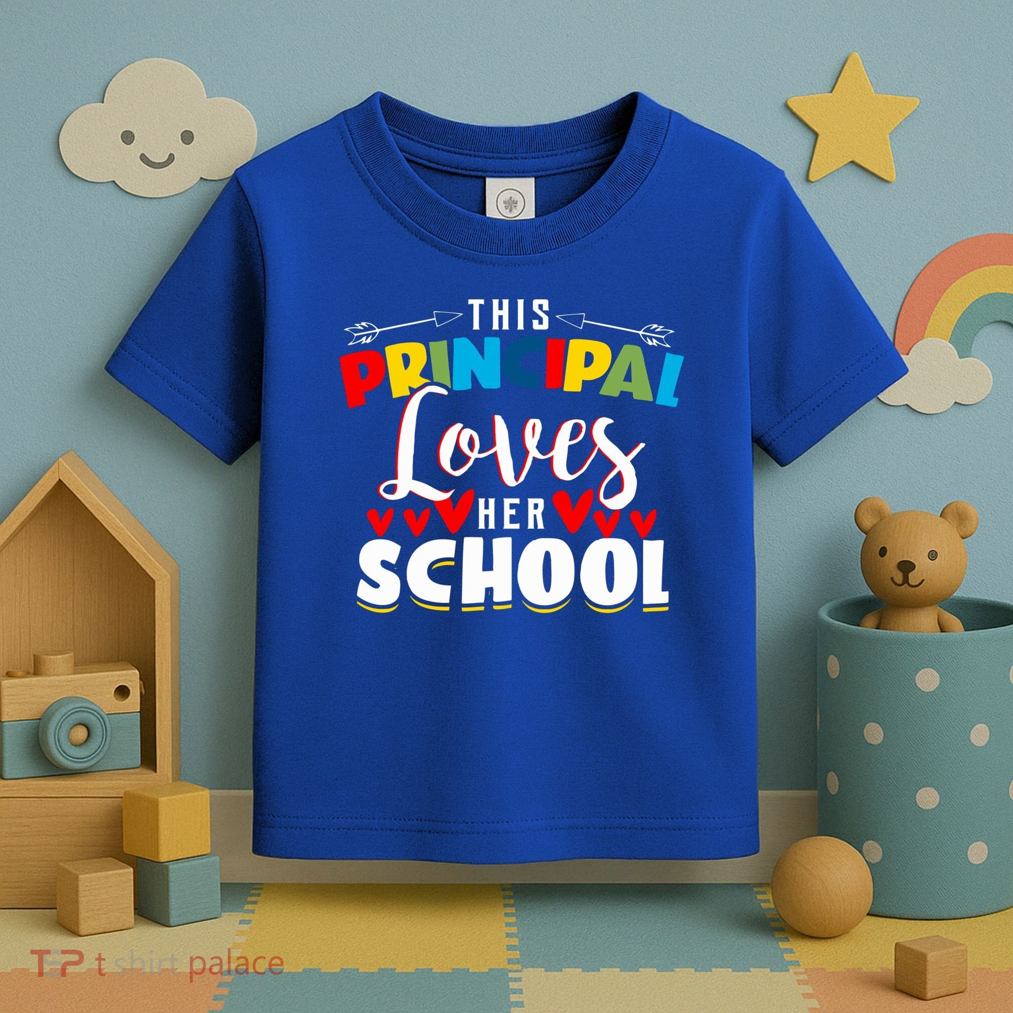 This Principal Loves Her School Principal Day Best Principal Cute Gift Toddler T-Shirt