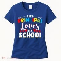 This Principal Loves Her School Principal Day Best Principal Cute Gift Women's T-Shirt thumb 0