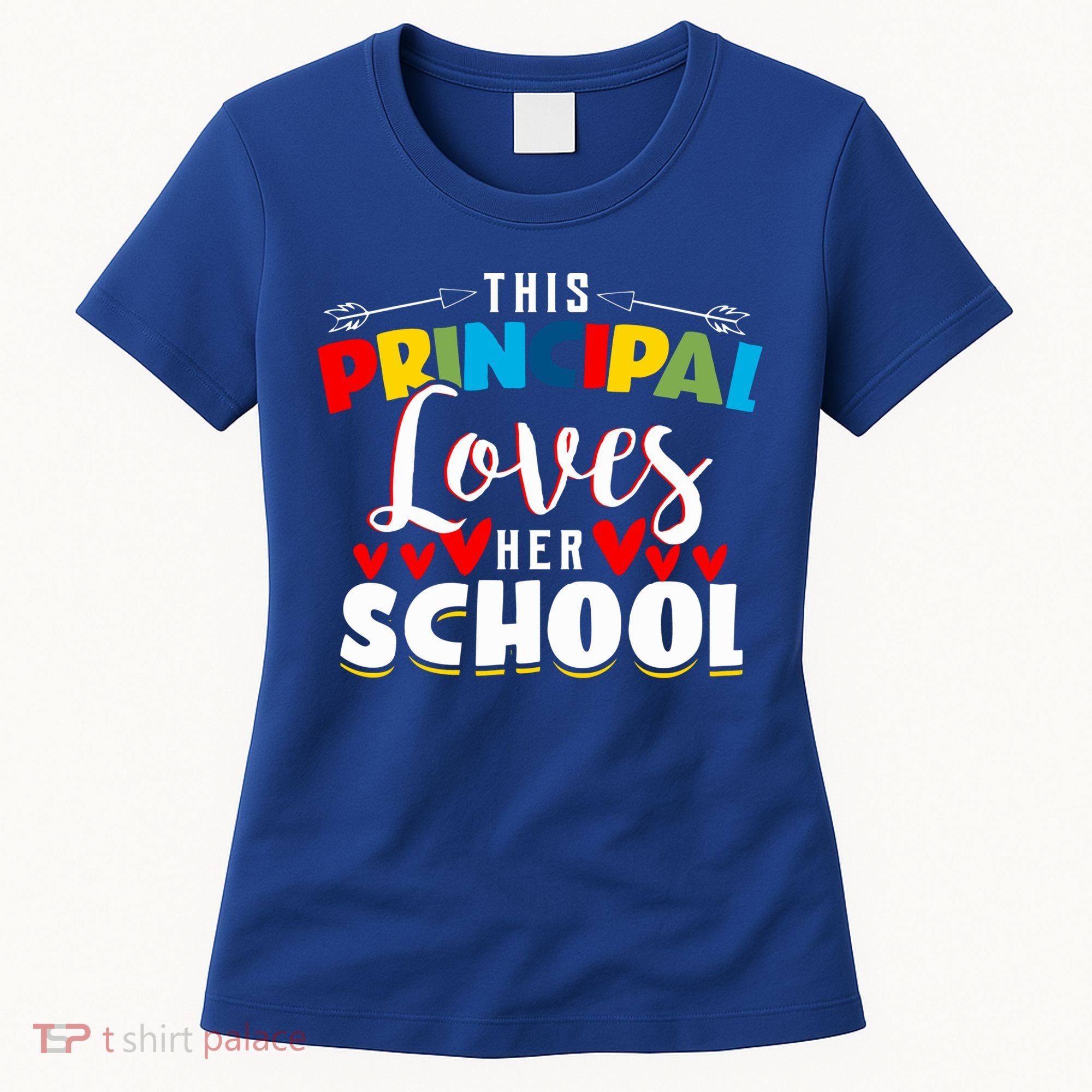 This Principal Loves Her School Principal Day Best Principal Cute Gift Women's T-Shirt