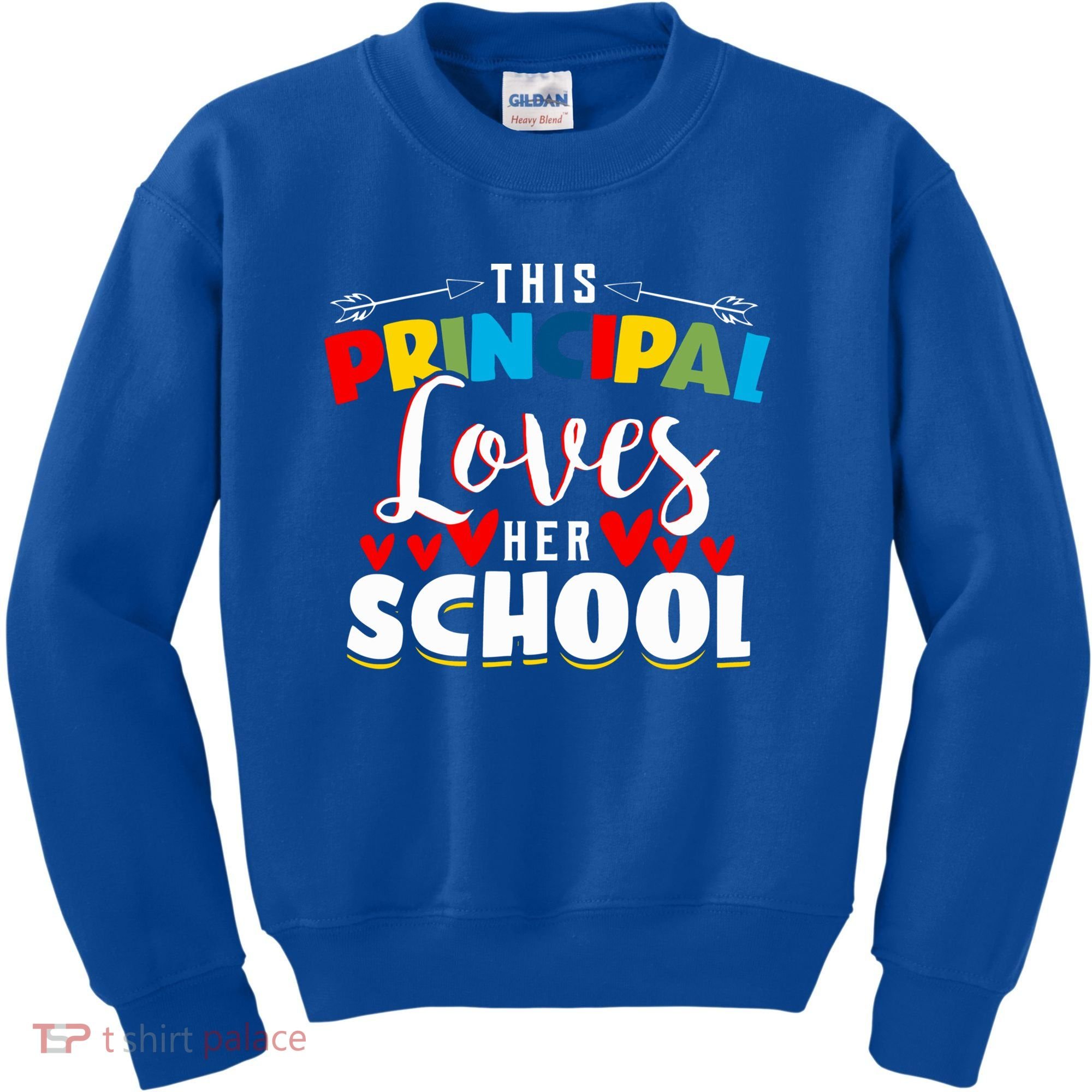 This Principal Loves Her School Principal Day Best Principal Cute Gift Kids Sweatshirt