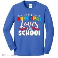 This Principal Loves Her School Principal Day Best Principal Cute Gift Kids Long Sleeve Shirt thumb 0