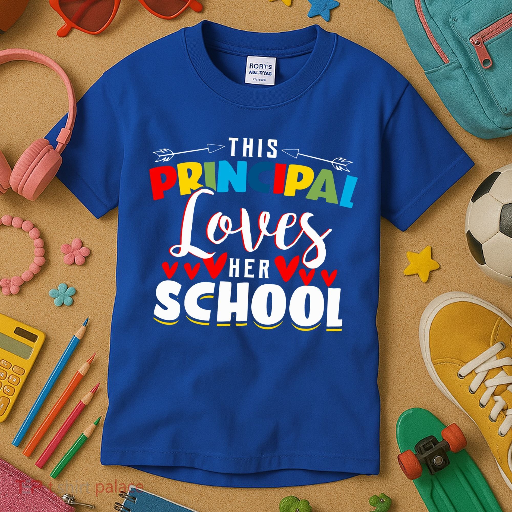 This Principal Loves Her School Principal Day Best Principal Cute Gift Kids T-Shirt