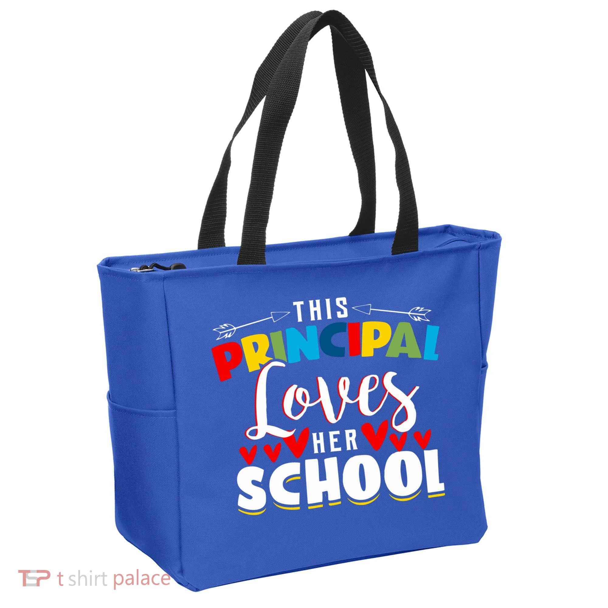 This Principal Loves Her School Principal Day Best Principal Cute Gift Tote Bag