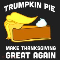 Trumpkin Pie Make Thanksgiving Great Again Women's Sweatshirt thumb 2