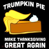 Trumpkin Pie Make Thanksgiving Great Again USA-Made Doggie Bandana thumb 2