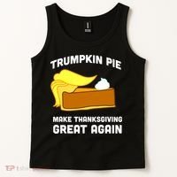 Trumpkin Pie Make Thanksgiving Great Again Tank Top thumb 2