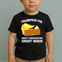 Trumpkin Pie Make Thanksgiving Great Again Toddler T-Shirt thumb 2