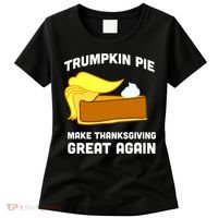 Trumpkin Pie Make Thanksgiving Great Again Women's T-Shirt thumb 0