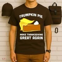Trumpkin Pie Make Thanksgiving Great Again T-Shirt thumb 6