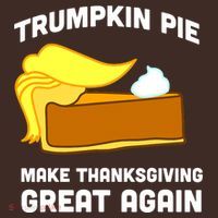 Trumpkin Pie Make Thanksgiving Great Again Coaster thumb 2