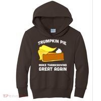 Trumpkin Pie Make Thanksgiving Great Again Kids Hoodie thumb 0
