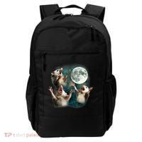 Three Possum Moon | 3 Opossum Funny Weird Cursed Meme Backpack thumb 0