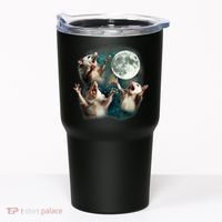 Three Possum Moon | 3 Opossum Funny Weird Cursed Meme Tumbler thumb 0