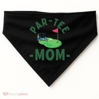 The Par Mom Hole In One Golf Parents Matching Family USA-Made Doggie Bandana thumb 0