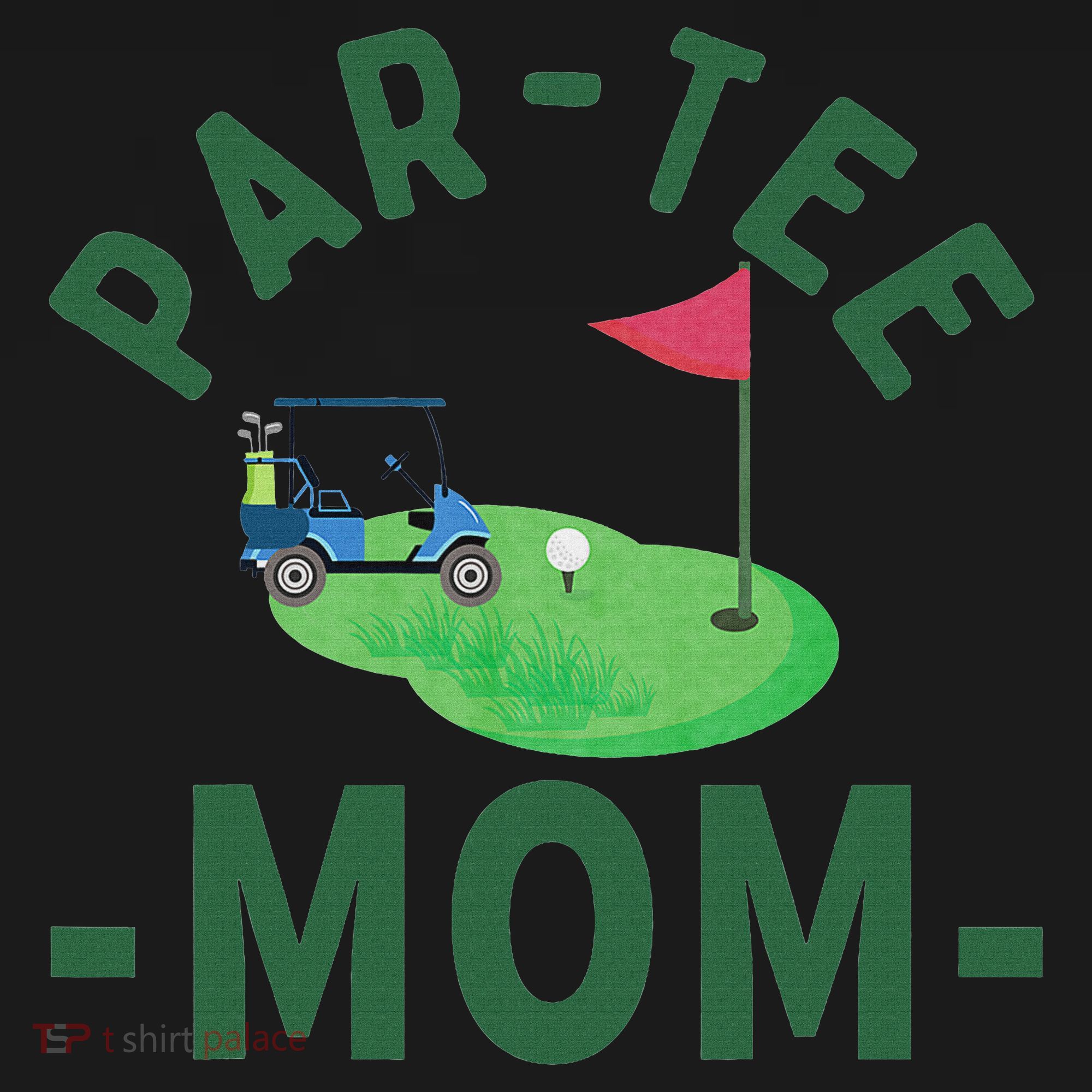 The Par Mom Hole In One Golf Parents Matching Family Women's Hoodie
