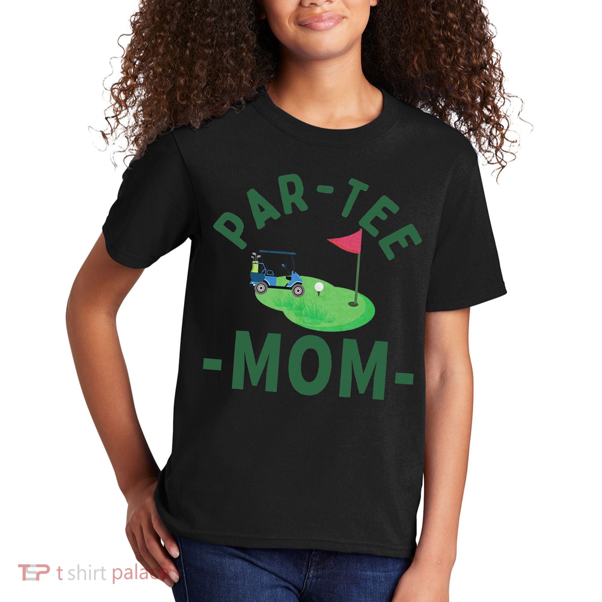 The Par Mom Hole In One Golf Parents Matching Family Kids T-Shirt