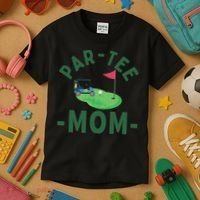 The Par Mom Hole In One Golf Parents Matching Family Kids T-Shirt thumb 3