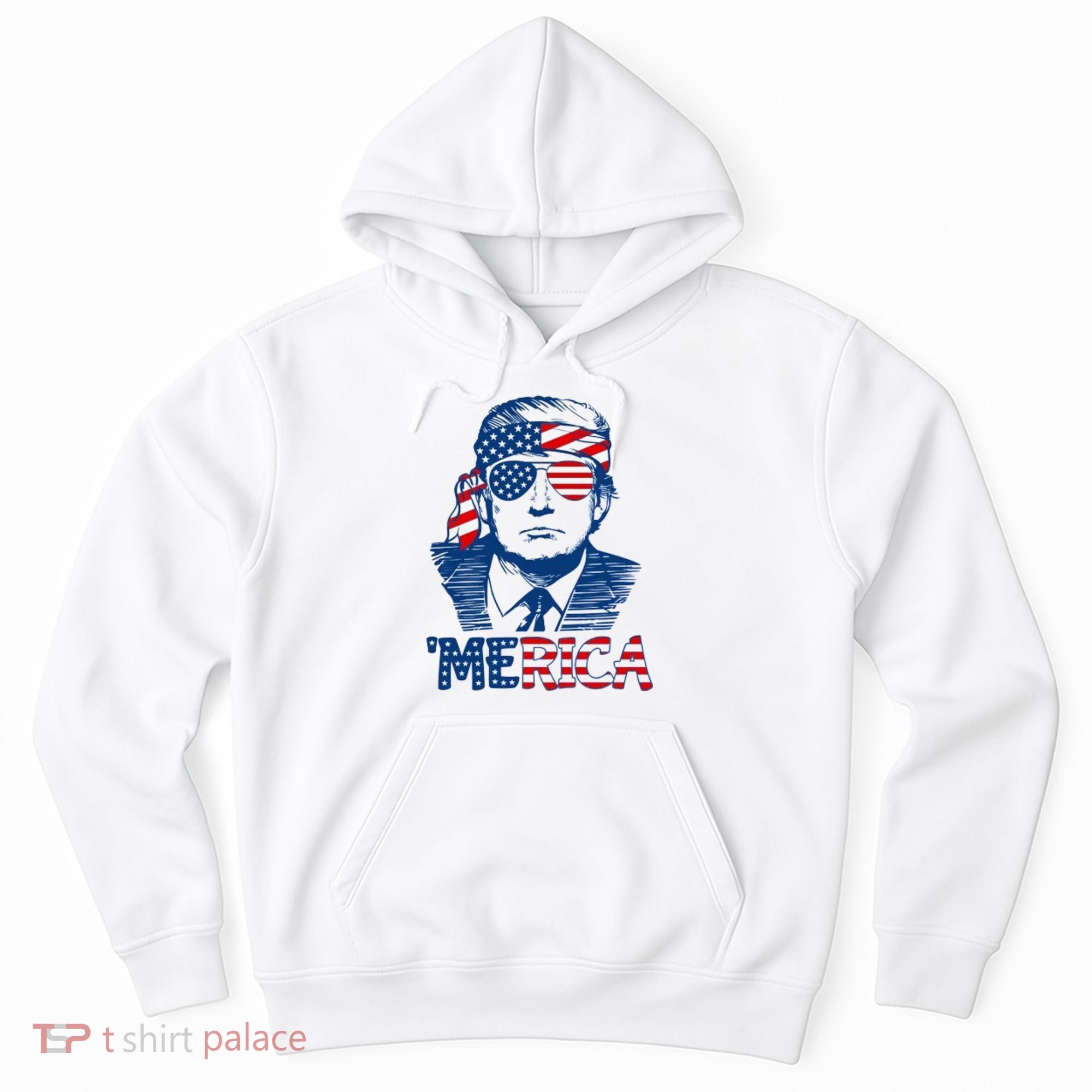 Trump Patriotic Merica Hoodie