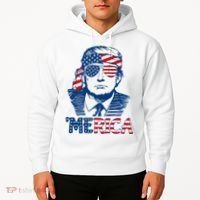 Trump Patriotic Merica Hoodie thumb 2