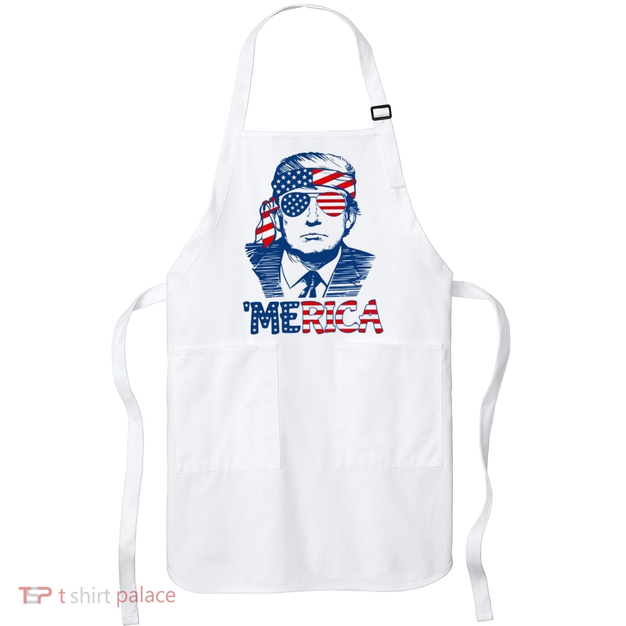 Trump Patriotic Merica Apron