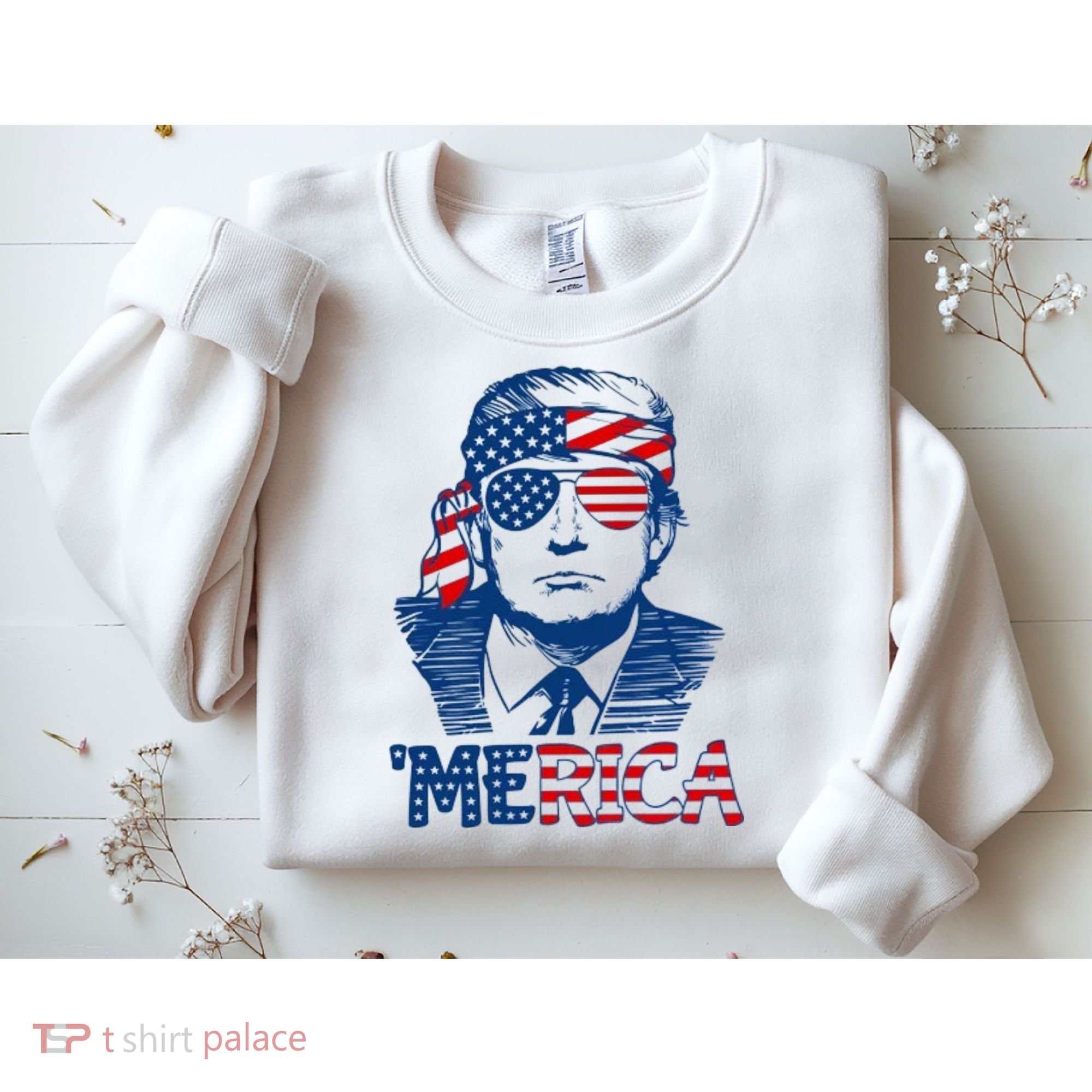 Trump Patriotic Merica Sweatshirt