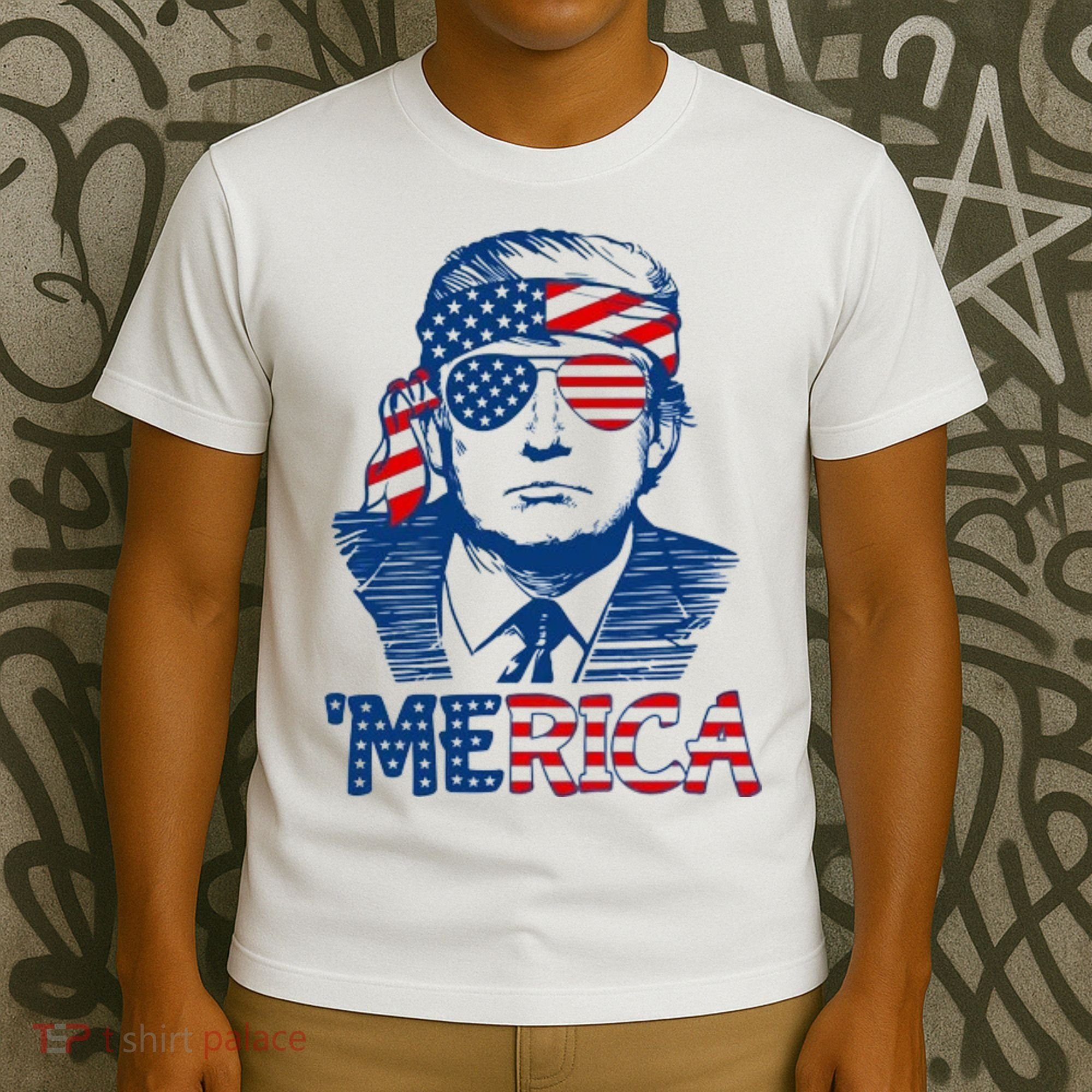 Trump Patriotic Merica T-Shirt